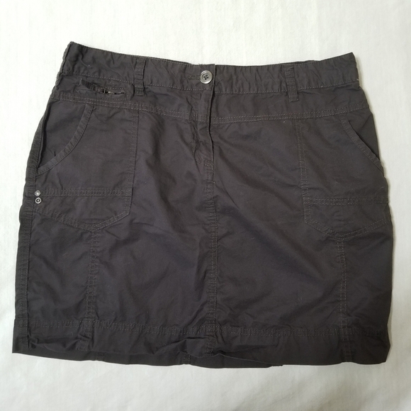 Dalia Collection Cotton Brown Skirt Size 12 - Picture 11 of 11